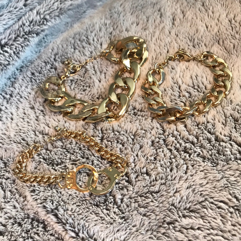 Gold bracelets